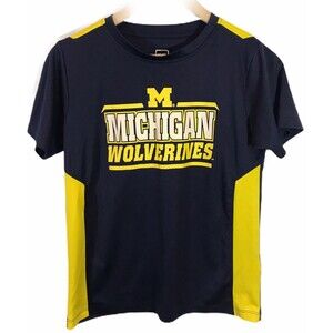 Michigan Wolverines Pro Edge Performance T Shirt - BOYS Large